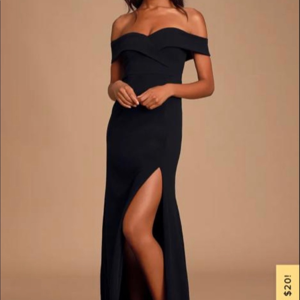 “Song of love” off the shoulder long dress. Perfect for wedding guest!